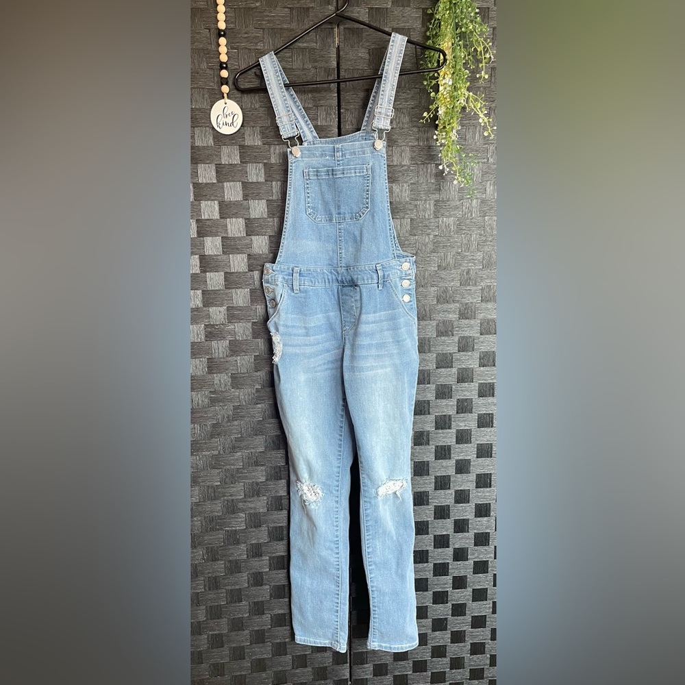 Girls So Denim Overalls Size 14